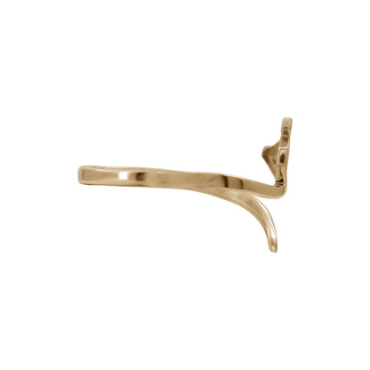 Letter Khaa Ring | 18k Yellow Gold