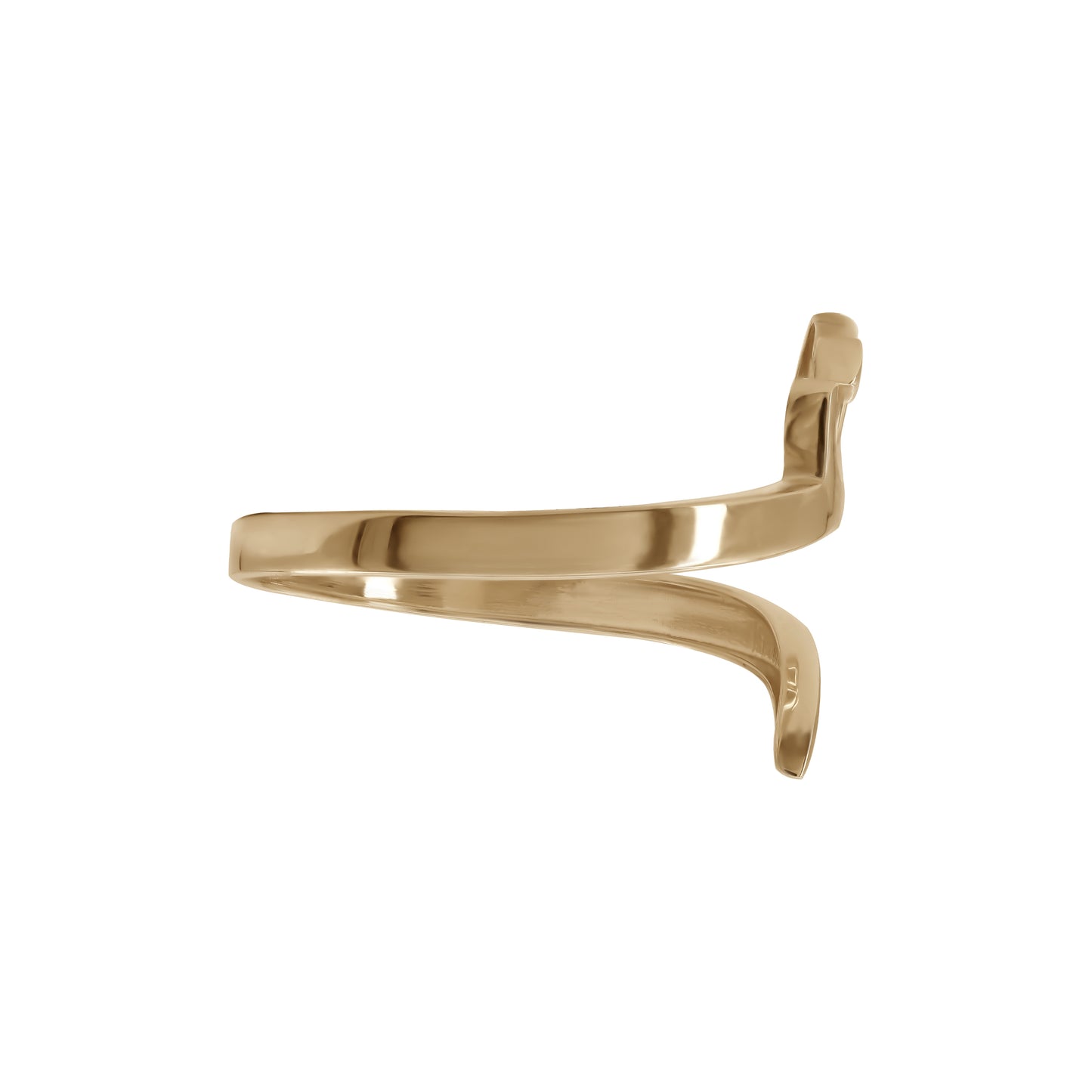 Letter Noon Ring | 18k Yellow Gold