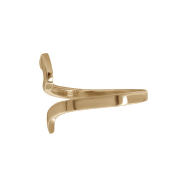 Letter Noon Ring | 18k Yellow Gold