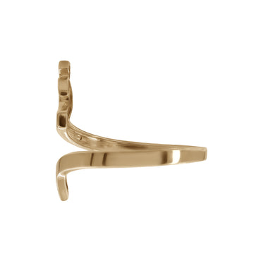Letter Ghain Ring | 18k Yellow Gold