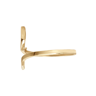 Letter Waw Ring | 18k Yellow Gold