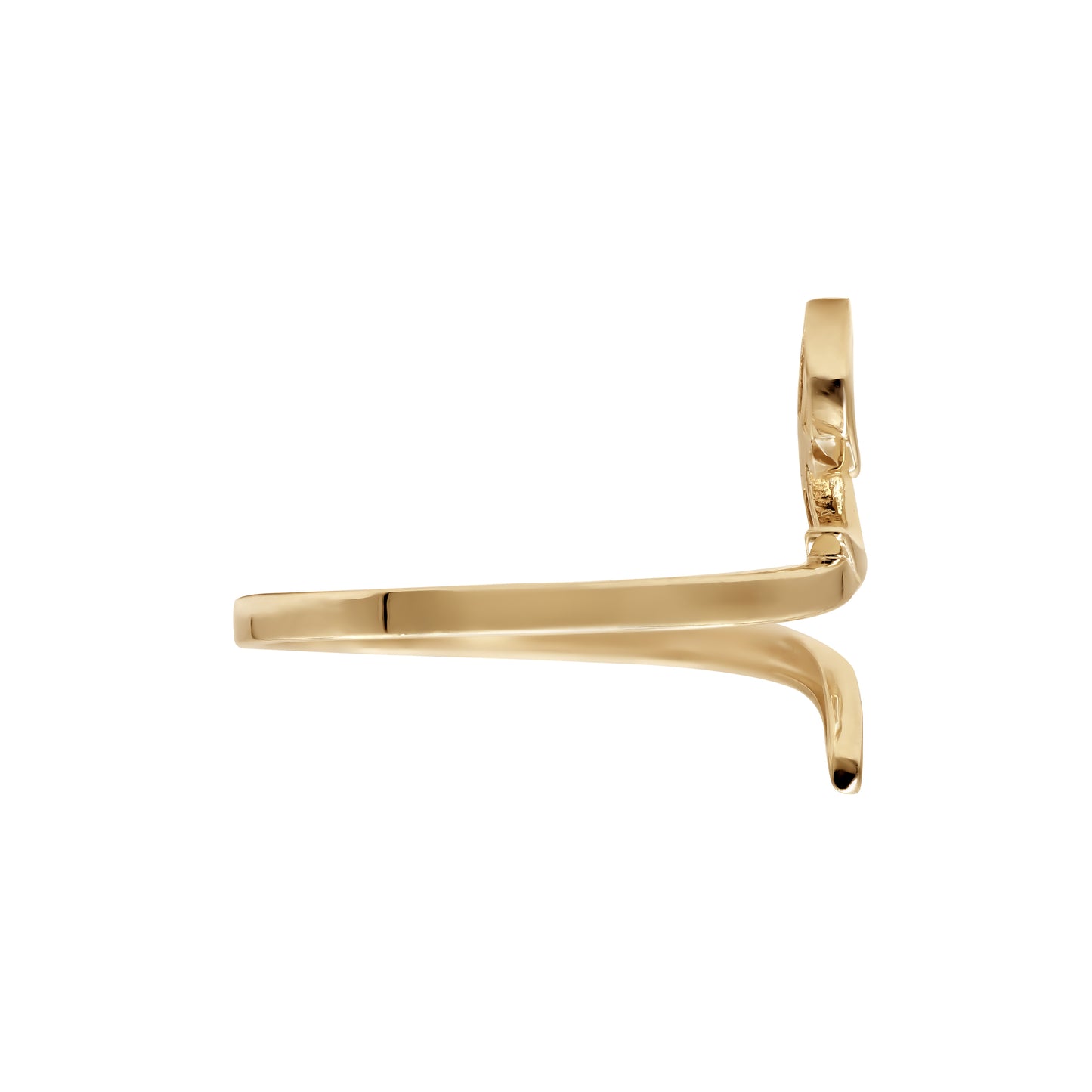 Letter Waw Ring | 18k Yellow Gold