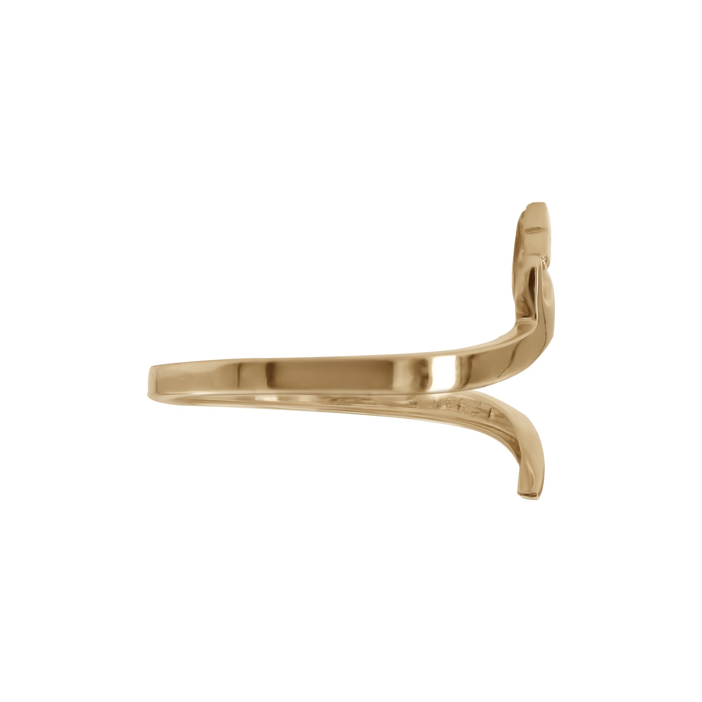 Letter Thaa Ring | 18k Yellow Gold