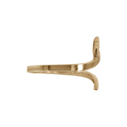 Letter Thaa Ring | 18k Yellow Gold