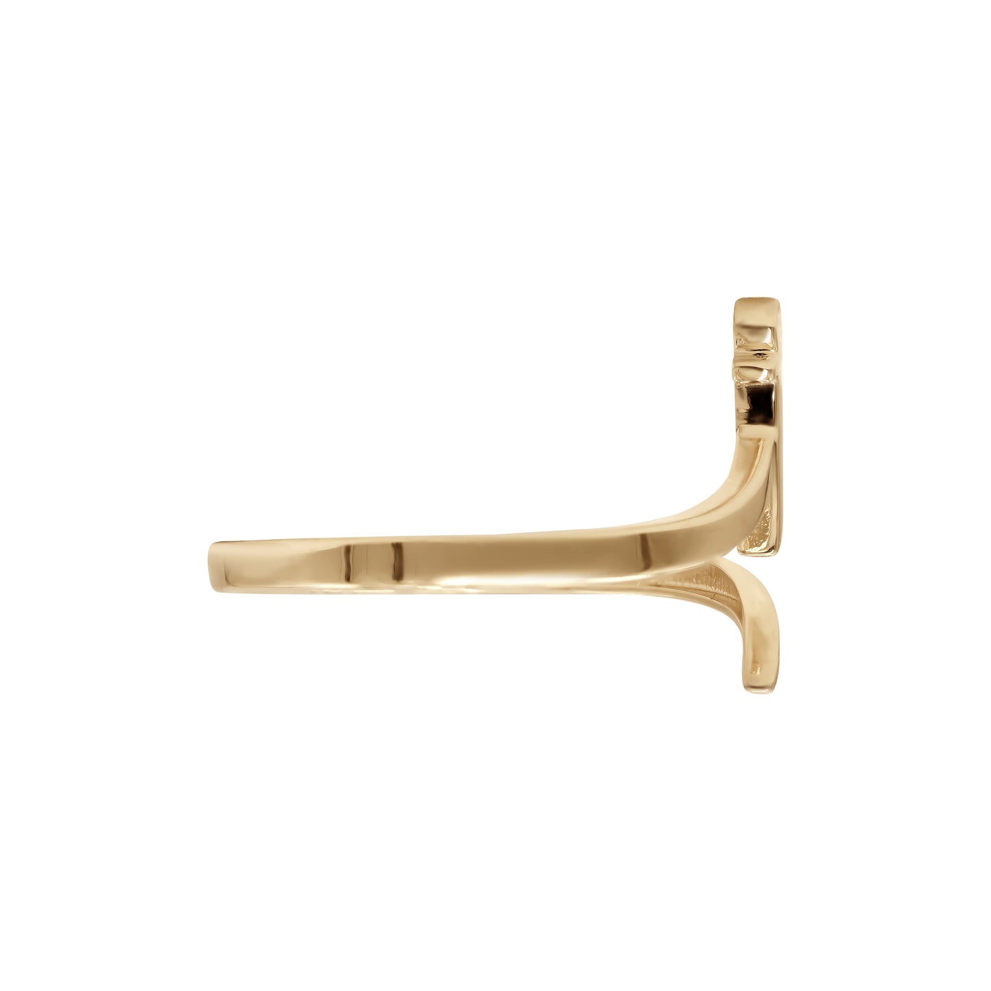 Letter Alif Ring | 18k Yellow Gold