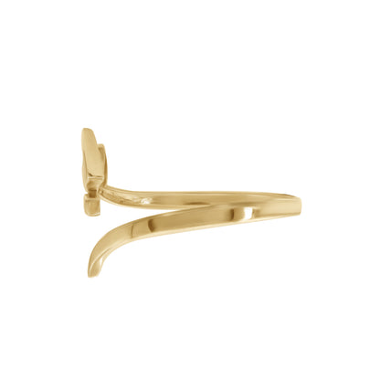 Letter Baa Ring | 18k Yellow Gold