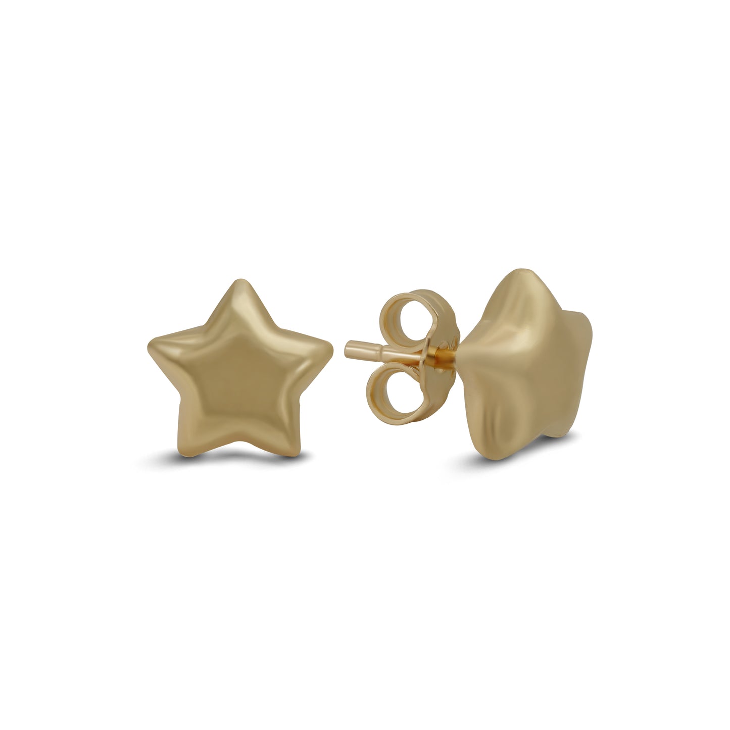 Star Shaped Stud Earrings - 18k Yellow Gold from Jamal Al Muhra