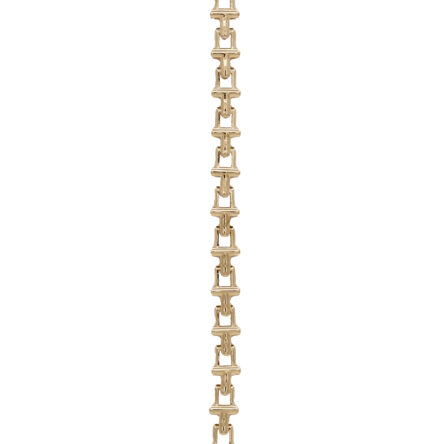 Geometric Ladder-Link Bracelet – 18k Yellow Gold | Jamal Al Muhra