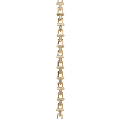 Geometric Ladder-Link Bracelet – 18k Yellow Gold | Jamal Al Muhra