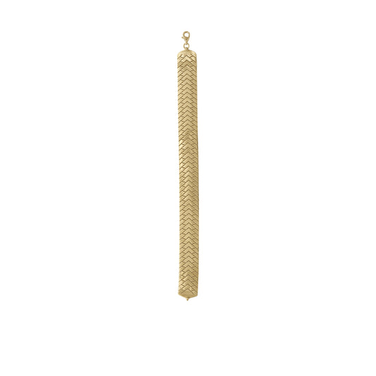 18k Yellow Gold Wide Chevron Bracelet | Jamal Al Muhra