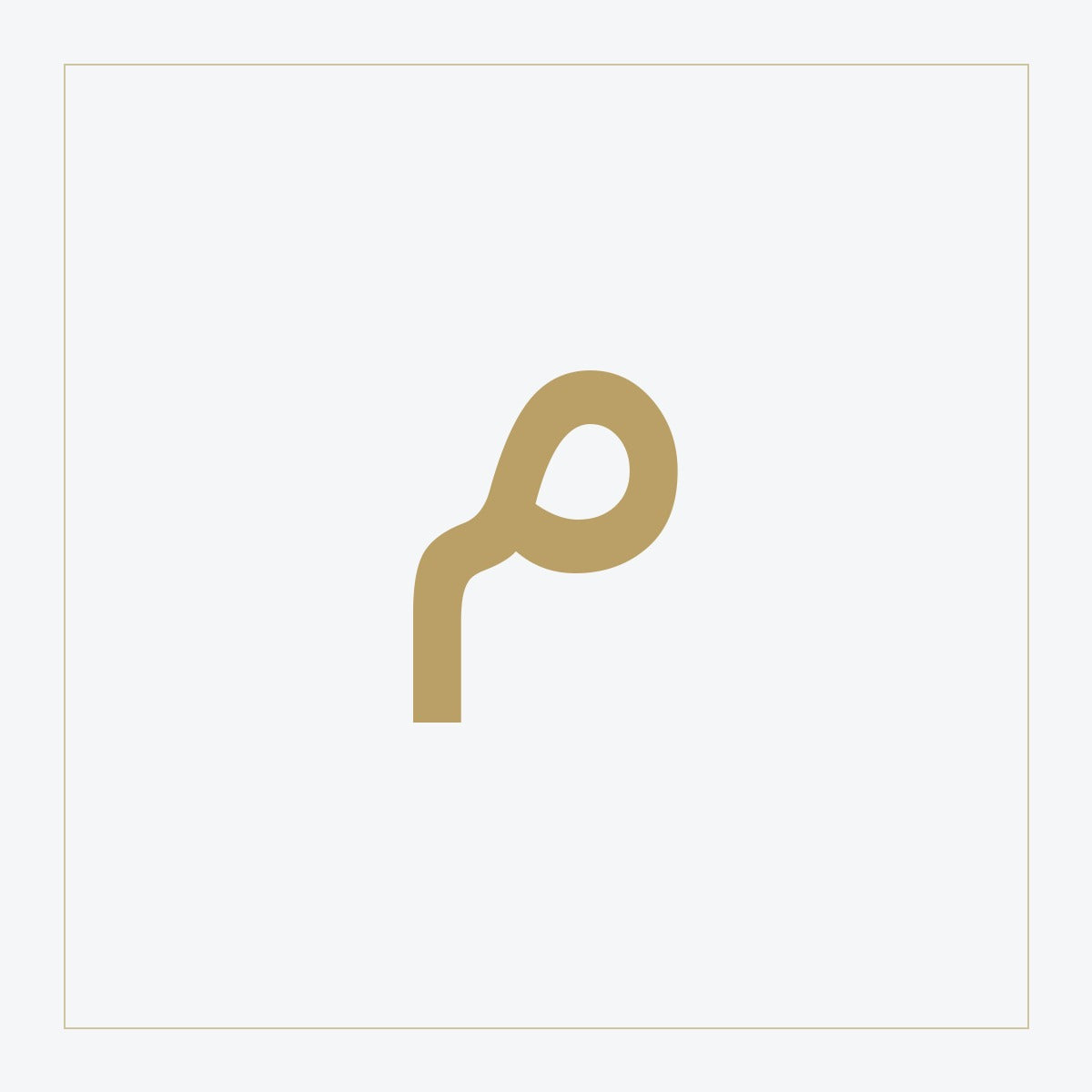 Letter Meem Ring | 18k Yellow Gold