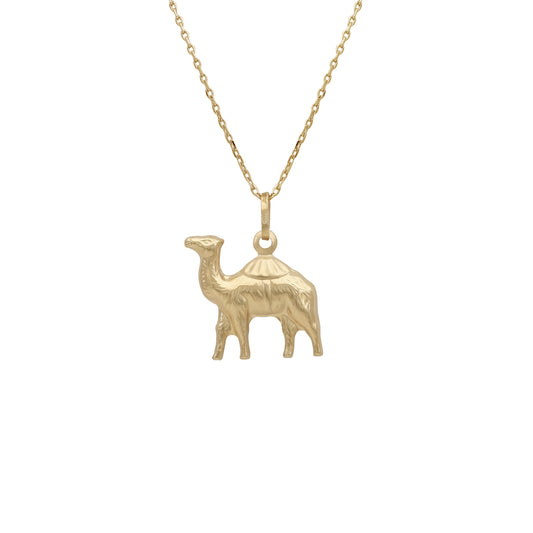 Camel Pendant - 18k Yellow Gold from Jamal Al Muhra