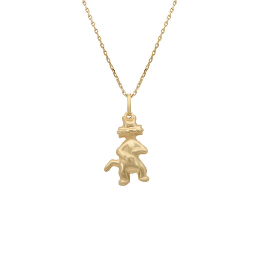 Cat Pendant - 18k Yellow Gold from Jamal Al Muhra