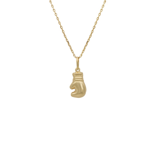 Boxing Gloves Pendant - 18k Yellow Gold from Jamal Al Muhra