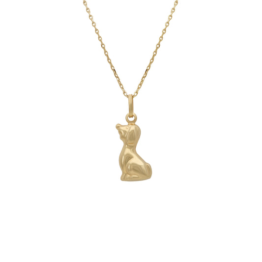 Dog Pendant - 18k Yellow Gold from Jamal Al Muhra